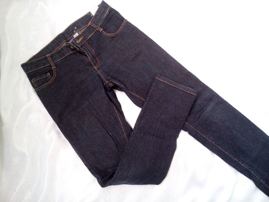 джинсы Еsmara, р. М-L темно-синие 100% коттон штаны брюки оригинал