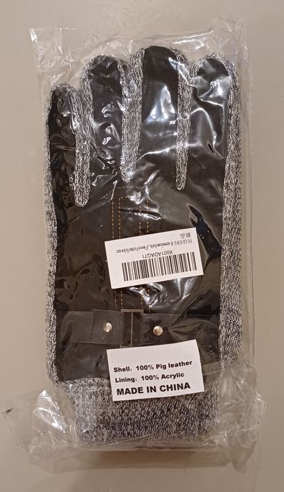 Rękawiczki skórzane męskie