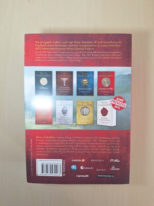 Diana Gabaldon Jesienne werble