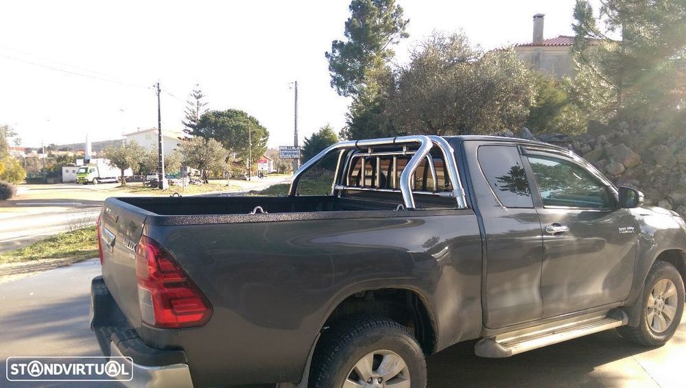 Rollbar Inox Toyota Hilux C Proteção Vidro