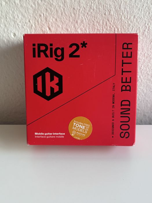 IK Multimedia iRig 2 Interface de Guitarra para Smartphone, Tablet e PC | Muito Bom Estado