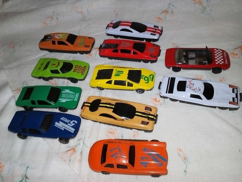 металлическая машинка гонка, 7 см. гоночные машины ассорти 11 шт.