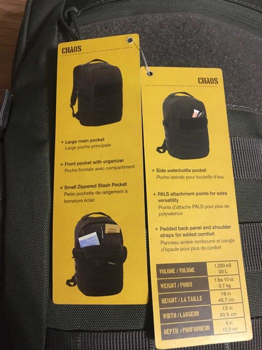 Тактичний рюкзак SJK Chaos. З США. Оригінал. Новий