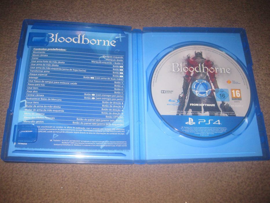 Jogo "Bloodborne" para a Playstation 4/Impecável!