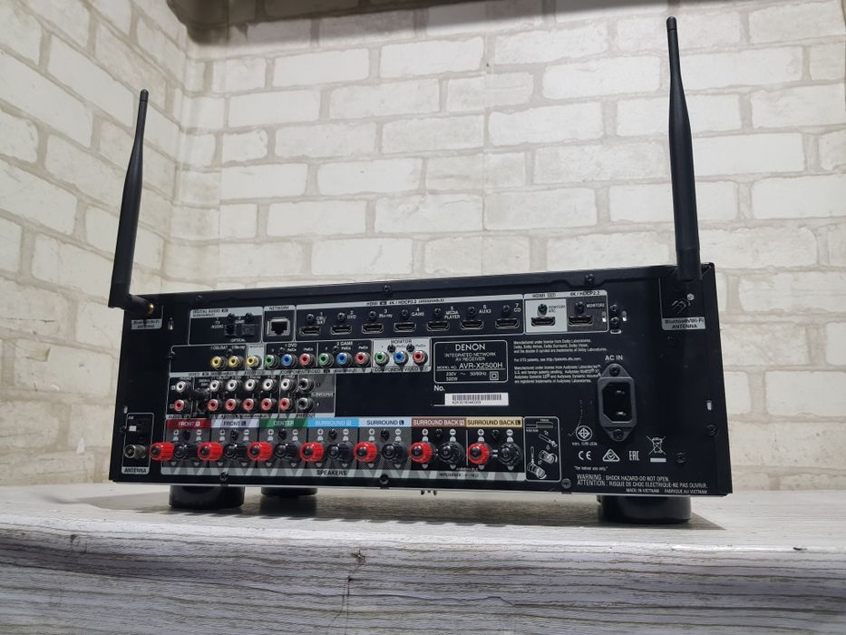 7.2 AV ресивер DENON AVR X2500, *7x150 Вт, HDMI, USB, 4K Wi-Fi б/у з Німеччини