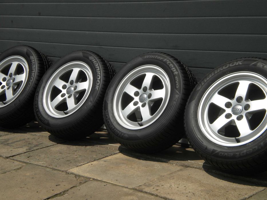 ! Koła zimowe aluminiowe 16 5x112 Audi A4 B9 B8 205/60r16 Hankook 22r