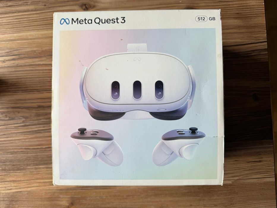 Okulary VR Meta Quest 3 512GB | Idealny stan | Gwarancja | Pokrowiec + Akcesoria