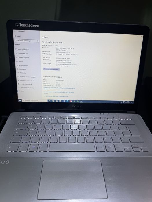 Portatil sony core i7