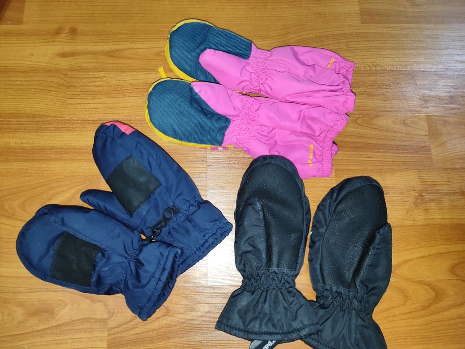 Краги зимові дитячі варежки рукавиці перчатки рукавицы детские