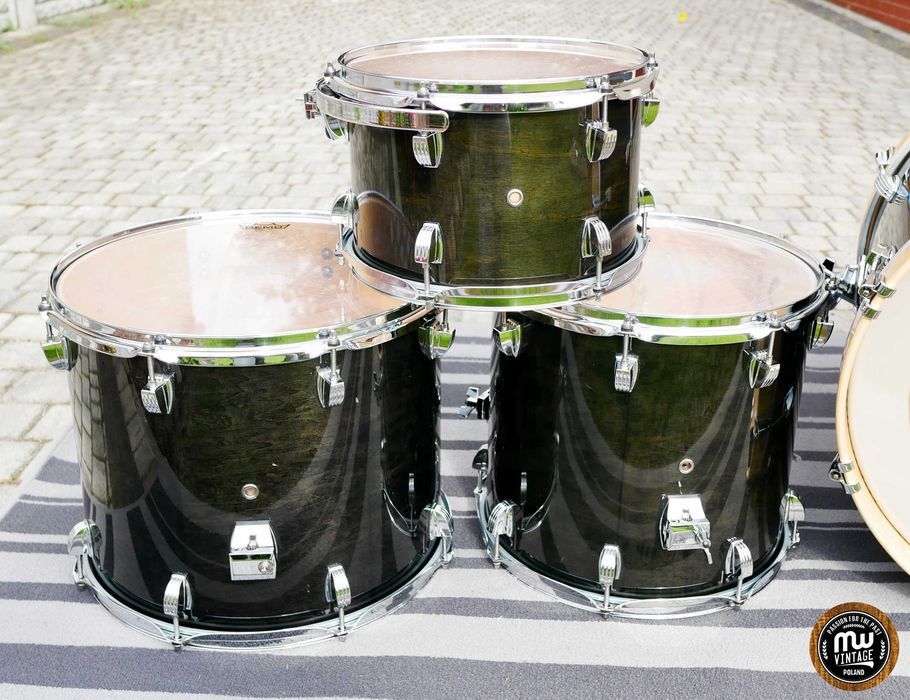‼️ Perkusja Ludwig Centennial Maple 20", 12", 14", 16" Trans Black ‼️