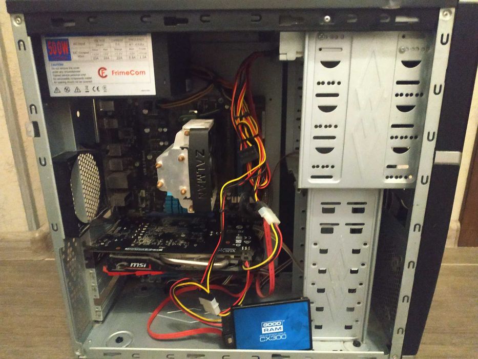 ПК AMD FX8350, MSI GTX 1050Ti, 8Gb RAM, 480Gb SSD