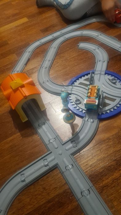 Stacyjkowo Duża kolejka pociąg tory