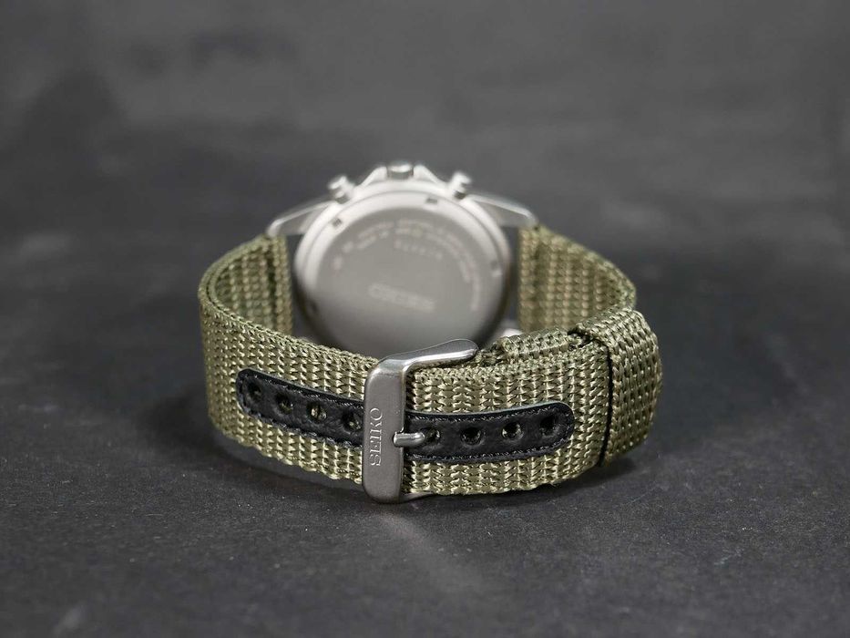 Годинник Seiko SND377R Green з хронографом