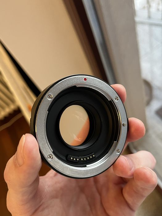 Objektyw Sigma 18-35 art 1.8 + Viltrox EF-M2 II