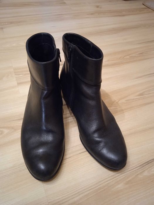 Botki, buty damskie, skóra, Ecco  41/40