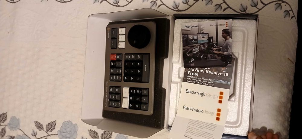 Aparelho davinci resolve Speed Editor