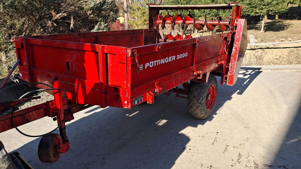 Roztrząsacz ogrodniczy, rozsiewacz, rozdrabniacz, rozrzutnik Pottinger