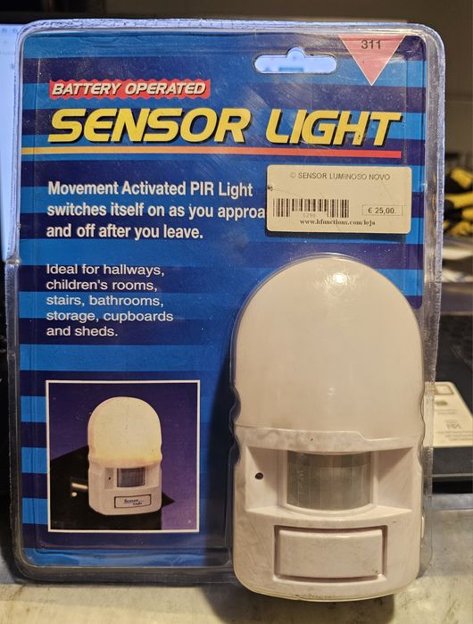 luz de presença portátil com sensor de movimento infravermelho