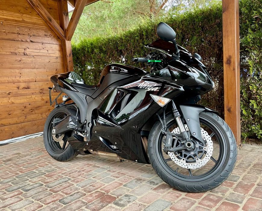 Kawasaki Ninja ZX 6 R ZX6R Ninja wydech Mivv szyba Puig super stan