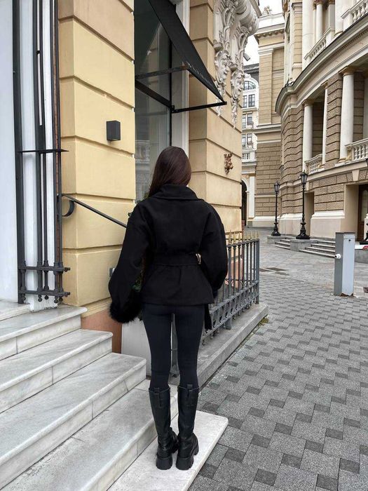 Кашемірове жіноче тепле пальто/Кашемировое женское теплое пальто оверсайз модель 018
