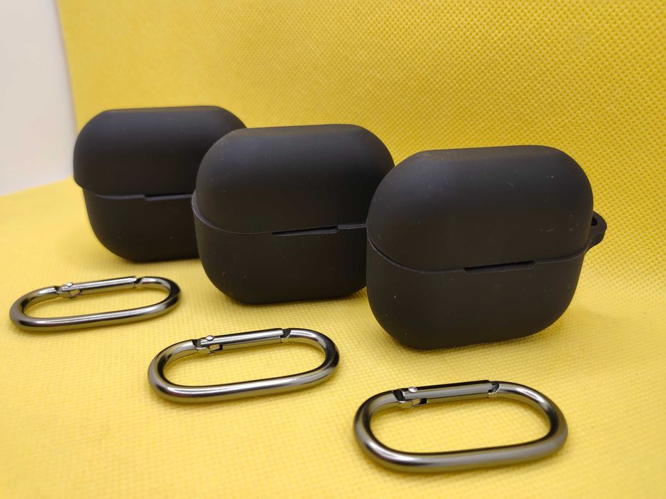 Чехол силиконовый на наушники Samsung Galaxy Buds 3 / 3 Pro + карабин!