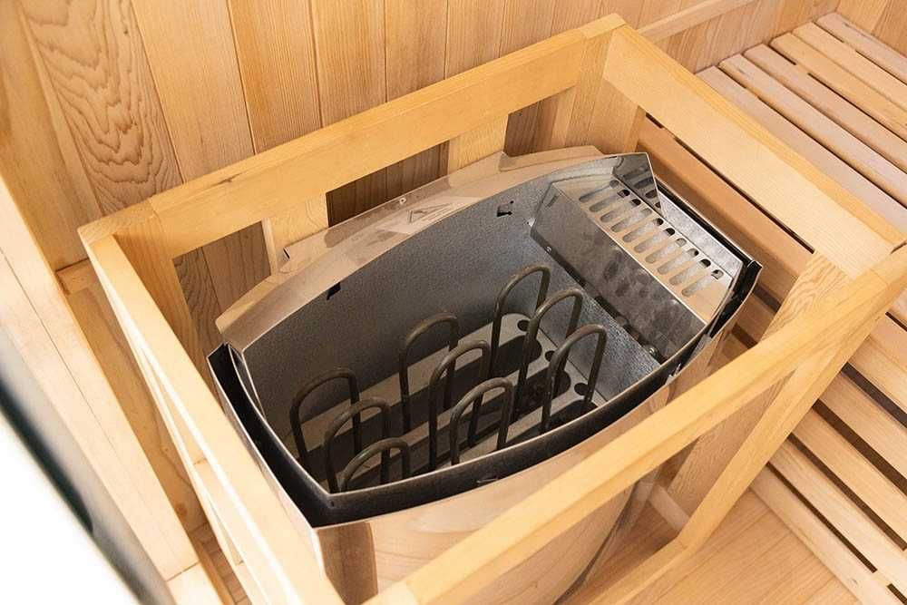 SAUNA FIŃSKA LUXOR M z Piecem  3,5KW 130x120x200cm