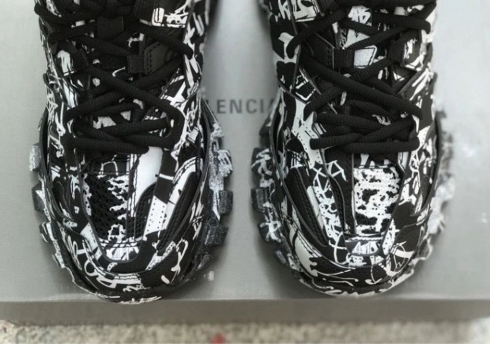 ‼️Кроссовки Balenciaga Track Graffiti Black 41-45