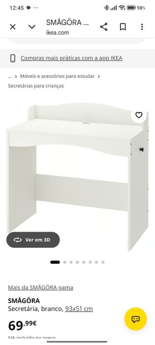 Escrivaninha ikea