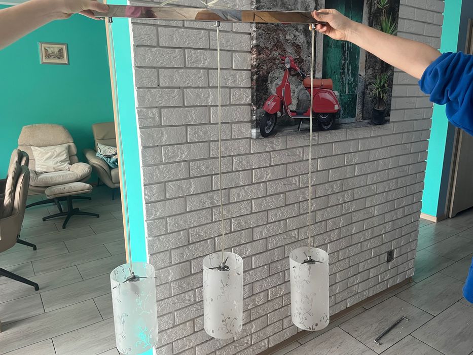 Lampa wisząca 3-punktowa