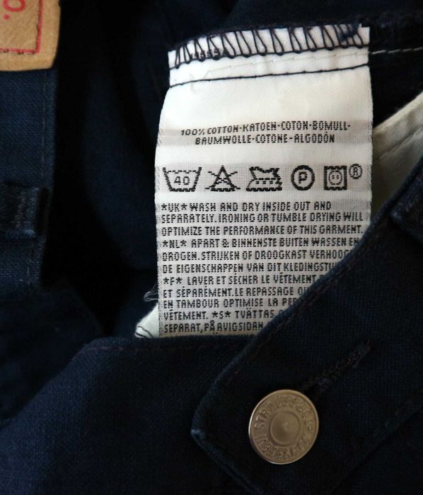 Levis 551 spodnie jeansy W32 L30 pas 2 x 39 cm
