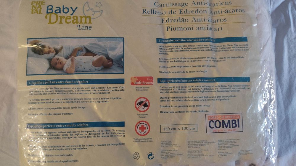 Ótimo Edredom anti-ácaros marca Pré -Natal