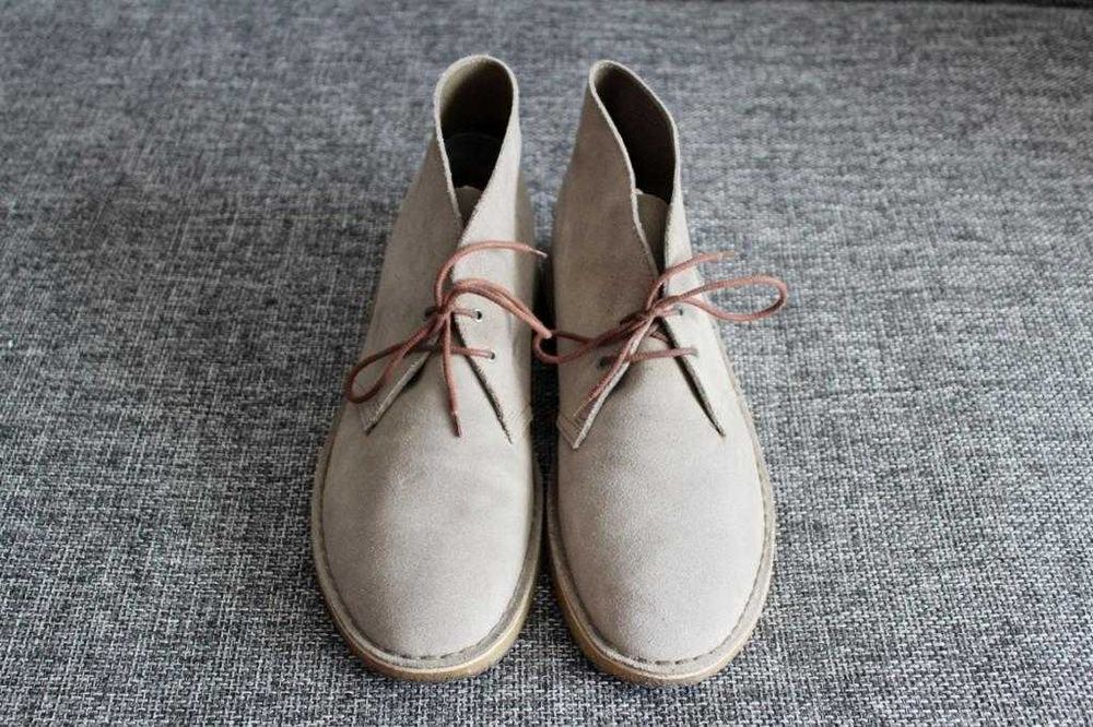 Ботинки дезерти Clarks Originals Оригінал Нат замша 44.5р