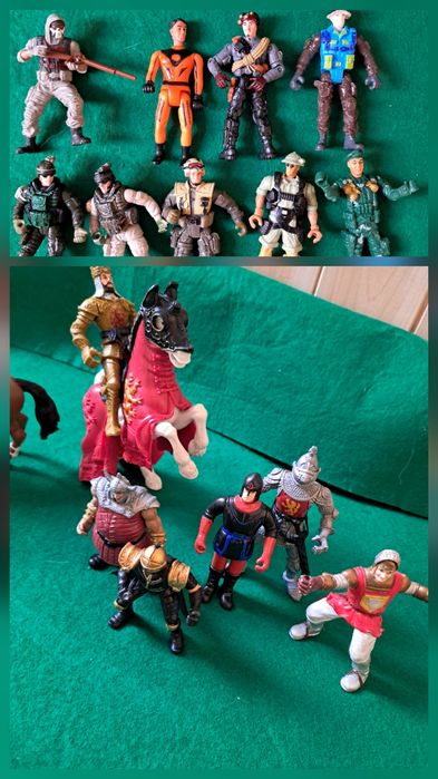 Солдат, военный ,рыцарь на коне Papo, игровая фигурка