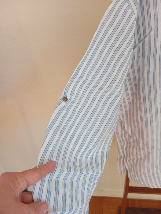 Camisa linho XL 40