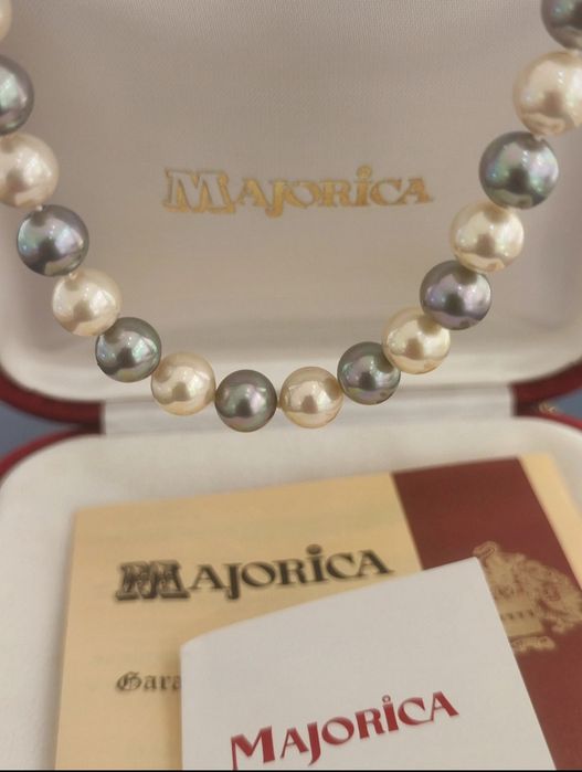 Colar de pérolas Majorica, NOVO