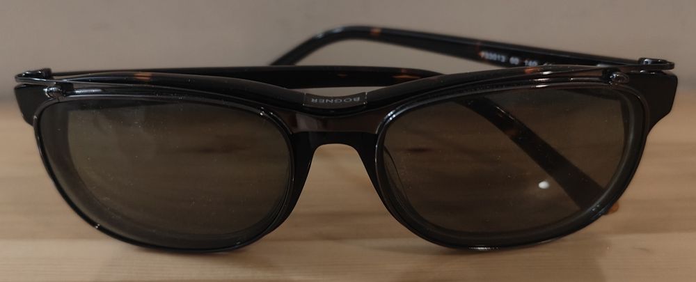 Oprawki Bogner 733013 + clip-on przeciwsłoneczny (2-w-1)