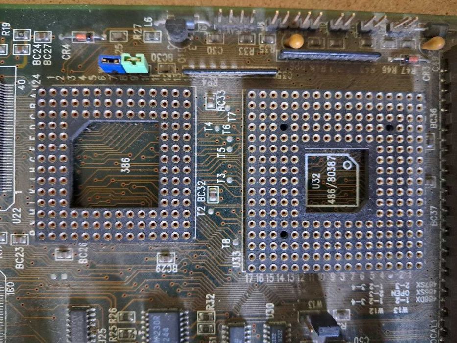 ретро комплект. FX-3000. Комбо материнська плата для 386/486