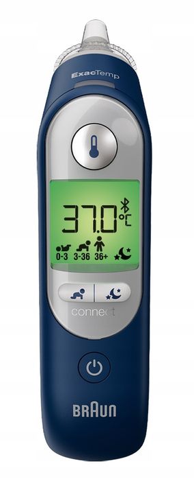 Termometr douszny Braun ThermoScan 7+ Connect IRT6575 cyfrowy Bluetoot