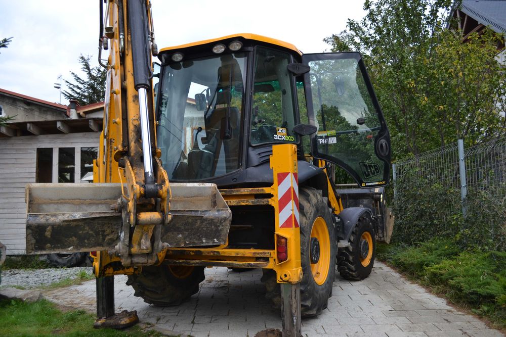 Usługi koparko ładowarką koparka wykopy rozładunek prace ziemne