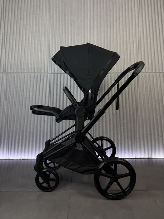 Wózek Cybex Priam 4.0 Deep Black 4w1 Czarny
