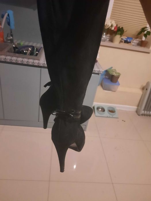 Buty dlugie obcasy roz 38 Prialpas Gomma Made In Italy