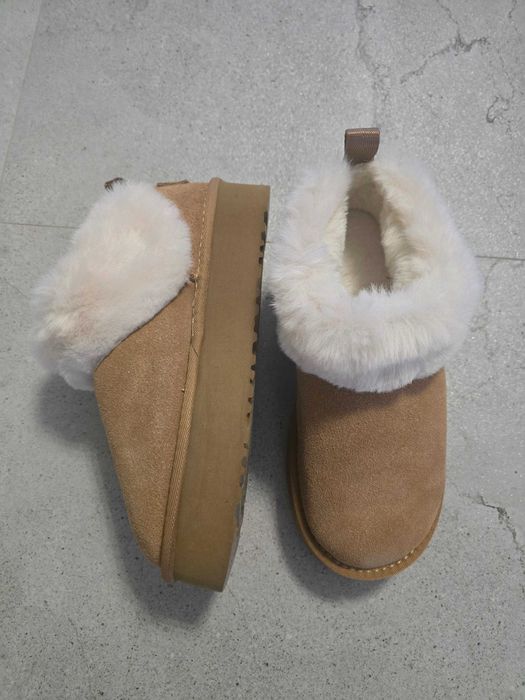 UGG Tazzelle futerko botki chestnuts 40