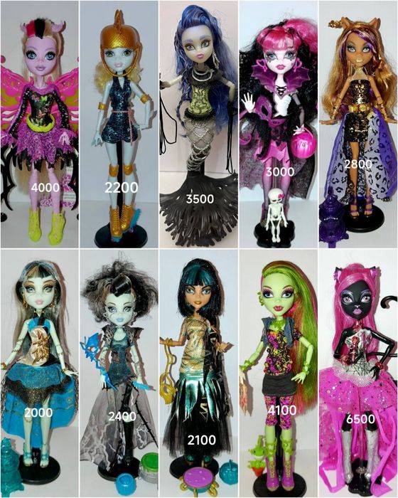 Монстер Хай Monster high колекція Клод Портер Кьюпед Вайдона