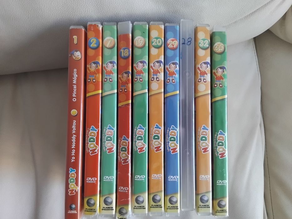 Alguns filmes da coleção do Noddy