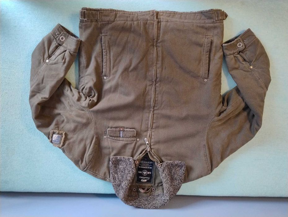 STG Casablanca brązowa kurtka z doczepianym kapturem