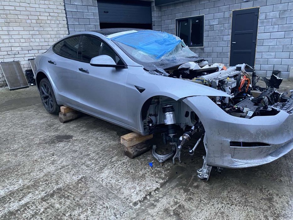 Tesla Model S MS Бампер Капот Крило Фара Телевізор Підсилювач Радіатори Захист Підкрилок весь комплект РОЗБОРКА / ЗАПЧАСТИНИ
