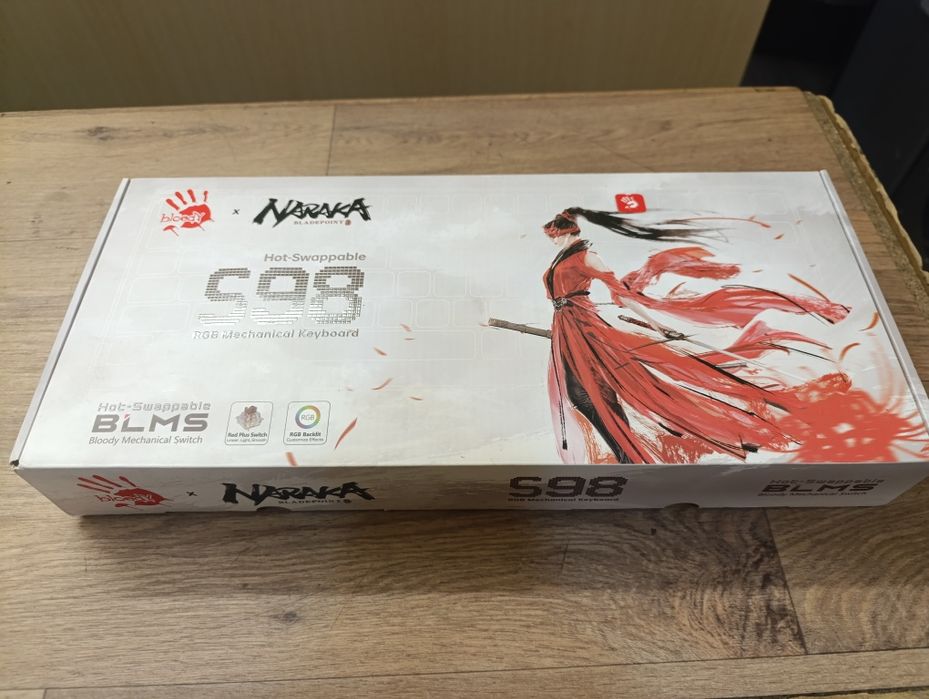 Клавиатура проводная игровая Bloody S98 (Naraka)