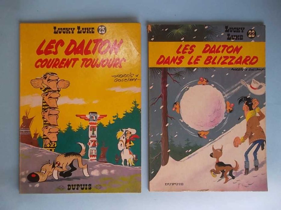 23 álbuns do LUCKY LUKE, Edições em capa mole da DUPUIS desde o Nº 1