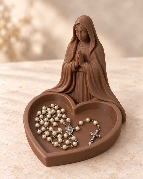 Porta-Terço Nossa Senhora - Terço Incluso