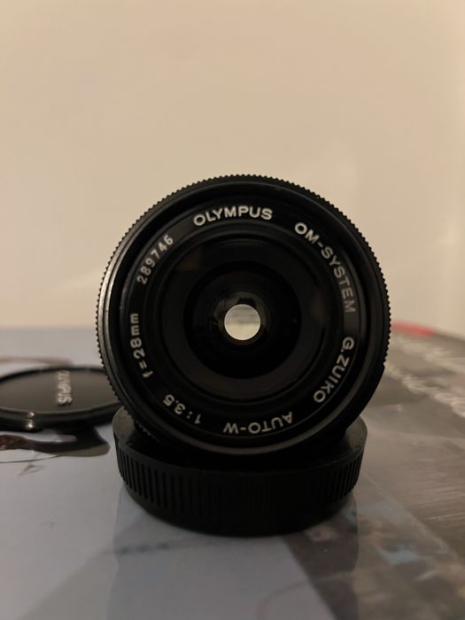 Lente Olympus 28mm f3.5 OM
